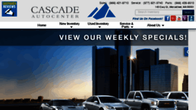 What Cascadeautocenter.com website looked like in 2017 (6 years ago)