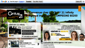 What Century21-infinity-compiegne.com website looked like in 2017 (6 years ago)