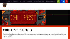 What Chillfestchicago.com website looked like in 2017 (6 years ago)
