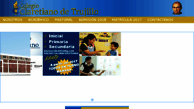 What Claretianotrujillo.edu.pe website looked like in 2017 (6 years ago)