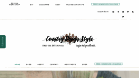 What Countrydesignstyle.com website looked like in 2017 (6 years ago)