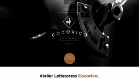 What Cocorico-letterpress.fr website looked like in 2017 (6 years ago)