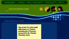 What Christianparentingcenter.com website looked like in 2017 (6 years ago)