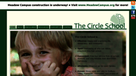What Circleschool.org website looked like in 2017 (6 years ago)
