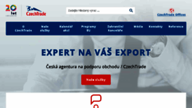 What Czechtrade.cz website looked like in 2017 (6 years ago)