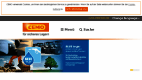 What Chemo.de website looked like in 2017 (6 years ago)