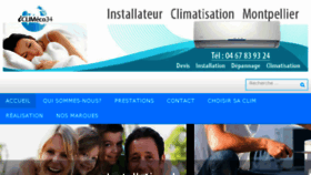 What Climatisation-montpellier-34.fr website looked like in 2017 (6 years ago)