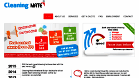 What Cleaningmate.com.au website looked like in 2017 (6 years ago)