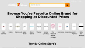 What Clothingtrial.com website looked like in 2017 (6 years ago)