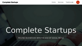 What Completestartups.com website looked like in 2017 (6 years ago)