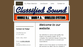 What Classifiedsound.com website looked like in 2017 (6 years ago)