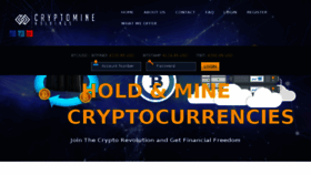 What Cryptomineholdings.com website looked like in 2017 (6 years ago)