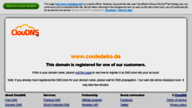 What Cooledeko.de website looked like in 2017 (6 years ago)
