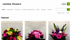 What Cambieflowers.com website looked like in 2017 (6 years ago)