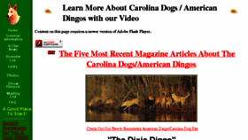 What Carolinadogs.org website looked like in 2017 (6 years ago)