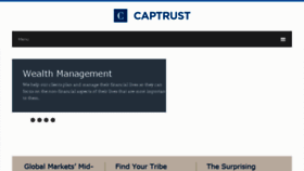 What Captrustadvisors.com website looked like in 2017 (6 years ago)