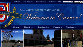 What Carverschool.us website looked like in 2017 (6 years ago)