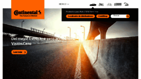 What Continentaltire.com.mx website looked like in 2017 (6 years ago)