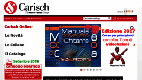 What Carisch.com website looked like in 2017 (6 years ago)