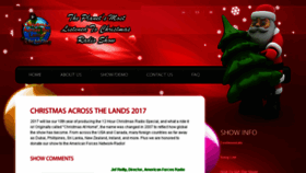 What Christmasacrossthelands.com website looked like in 2017 (6 years ago)