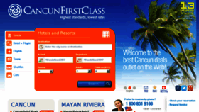 What Cancunfirstclass.com website looked like in 2017 (6 years ago)