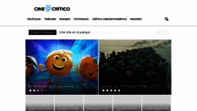 What Cinecritico.es website looked like in 2017 (6 years ago)