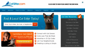 What Catsitter.com website looked like in 2017 (6 years ago)