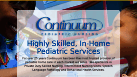 What Continuum-nursing.com website looked like in 2017 (6 years ago)