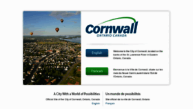 What Cornwall.ca website looked like in 2017 (6 years ago)