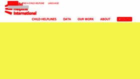 What Childhelplineinternational.org website looked like in 2017 (6 years ago)
