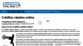What Creditosrapidosonline.info website looked like in 2017 (6 years ago)
