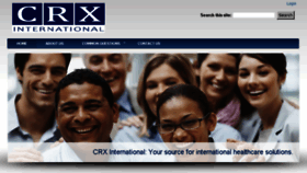 What Crxintl.com website looked like in 2017 (6 years ago)
