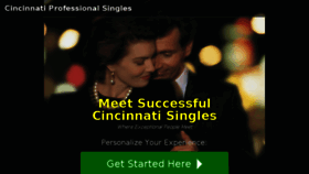 What Cincinnatiprofessionalsingles.com website looked like in 2017 (6 years ago)