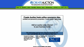 What Createauction.com website looked like in 2017 (6 years ago)