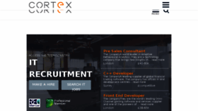 What Cortexitrecruitment.com website looked like in 2017 (6 years ago)