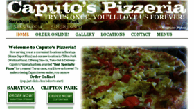 What Caputospizzeria.com website looked like in 2017 (6 years ago)