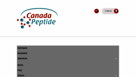 What Canadapeptide.com website looked like in 2017 (6 years ago)