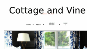 What Cottageandvine.net website looked like in 2017 (6 years ago)