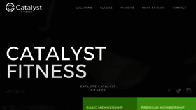 What Catalystfitnessbuffalo.com website looked like in 2017 (6 years ago)