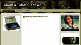 What Cigarsnewzealand.com website looked like in 2017 (6 years ago)
