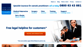 What Cosmetic-insurance.com website looked like in 2017 (6 years ago)