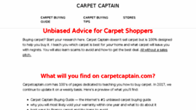 What Carpetcaptain.com website looked like in 2017 (6 years ago)