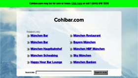 What Cohibar.com website looked like in 2017 (6 years ago)