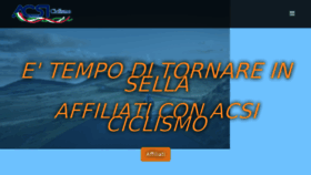 What Ciclismo.acsi.it website looked like in 2017 (6 years ago)