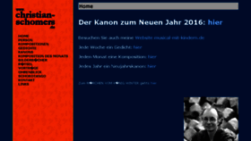 What Christian-schomers.de website looked like in 2017 (6 years ago)