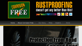 What Corrosionfree.com website looked like in 2017 (6 years ago)