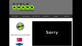 What Cycleaware.com website looked like in 2017 (6 years ago)
