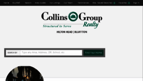 What Collinsgrouprealty.com website looked like in 2017 (6 years ago)