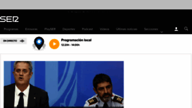 What Cadenaser.es website looked like in 2017 (7 years ago)
