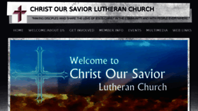 What Christoursavior.org website looked like in 2017 (6 years ago)
